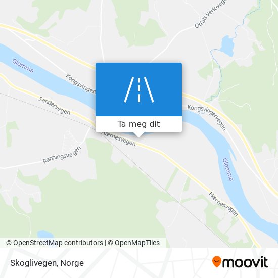 Skoglivegen kart