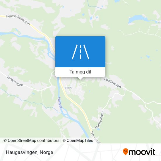 Haugasvingen kart