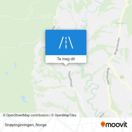 Snøplogsvingen kart