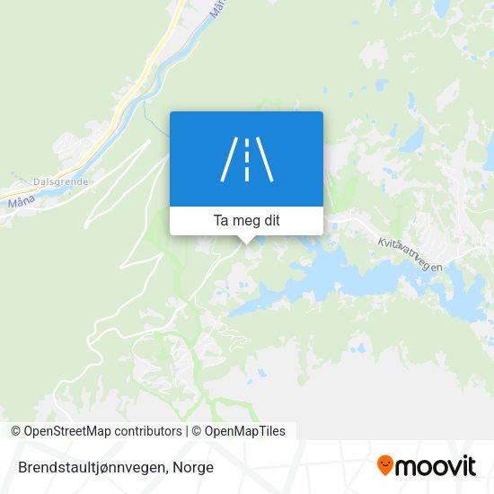 Brendstaultjønnvegen kart