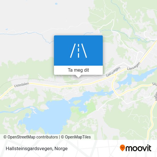 Hallsteinsgardsvegen kart