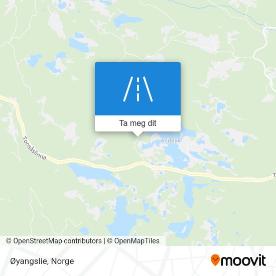Øyangslie kart