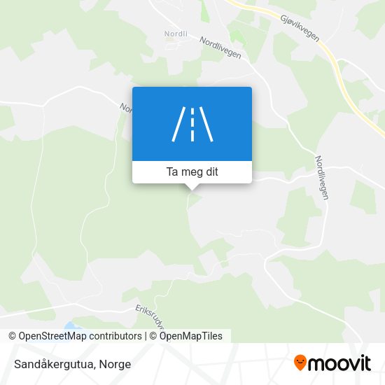 Sandåkergutua kart