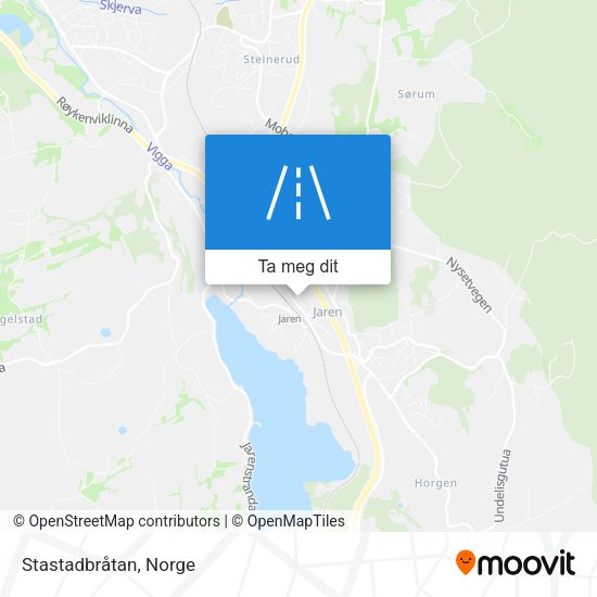 Stastadbråtan kart