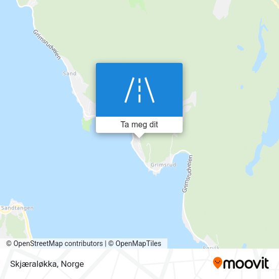 Skjæraløkka kart