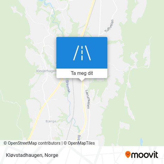 Kløvstadhaugen kart