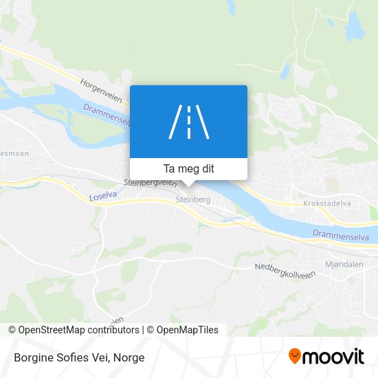 Borgine Sofies Vei kart