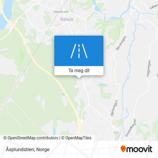 Åsplundstien kart