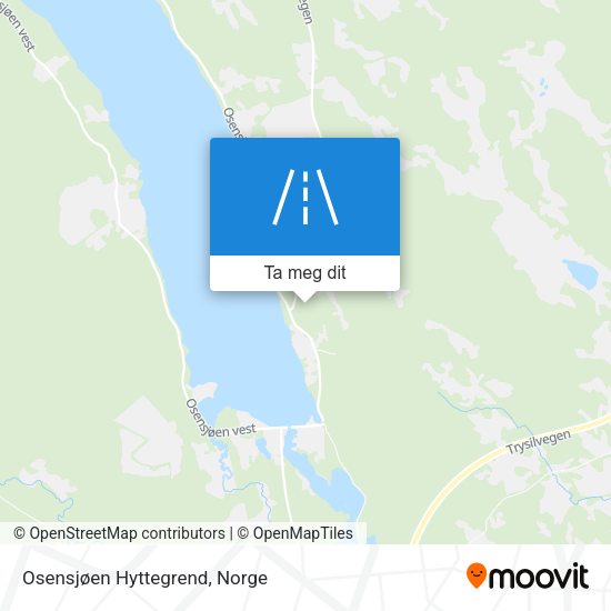 Osensjøen Hyttegrend kart