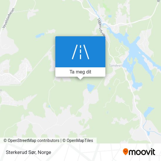 Sterkerud Sør kart