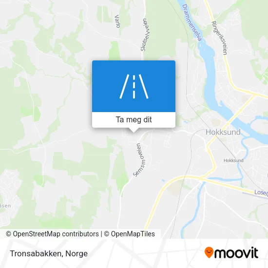 Tronsabakken kart