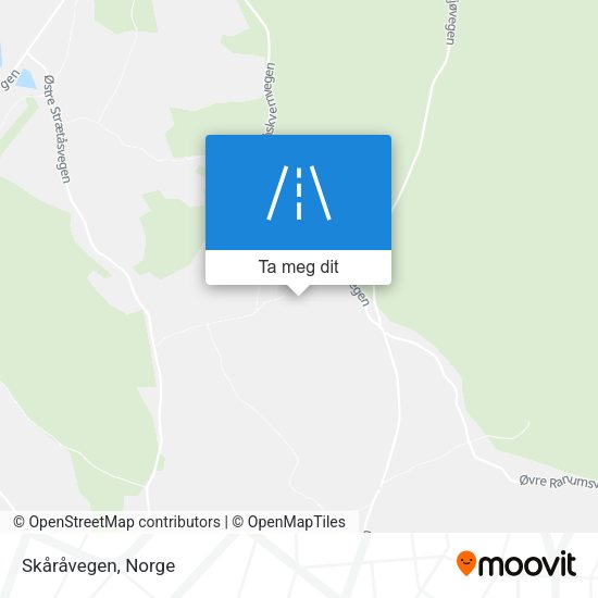 Skåråvegen kart
