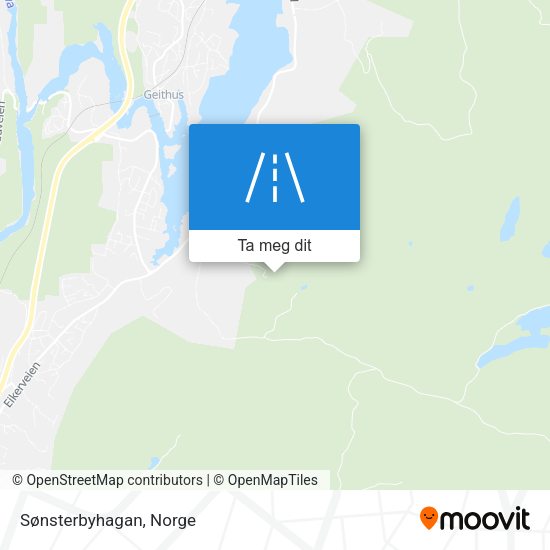 Sønsterbyhagan kart