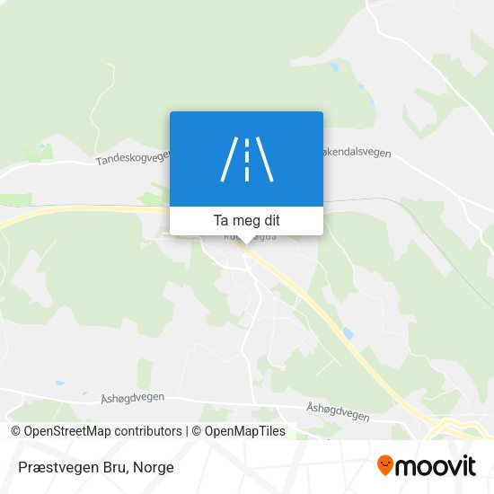 Præstvegen Bru kart