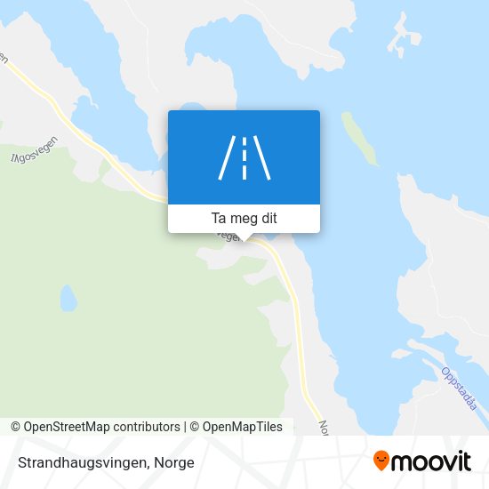 Strandhaugsvingen kart