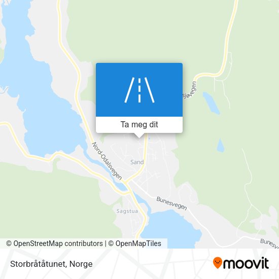 Storbråtåtunet kart