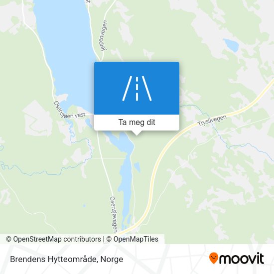 Brendens Hytteområde kart