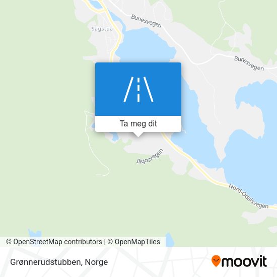 Grønnerudstubben kart