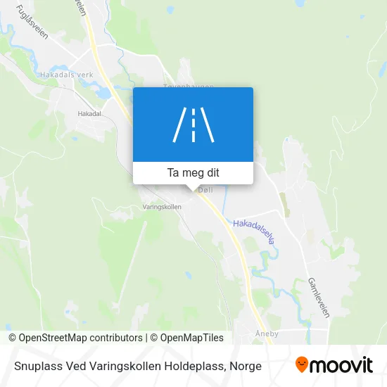 Snuplass Ved Varingskollen Holdeplass kart