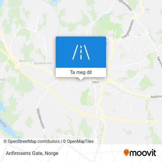 Anfinnsens Gate kart