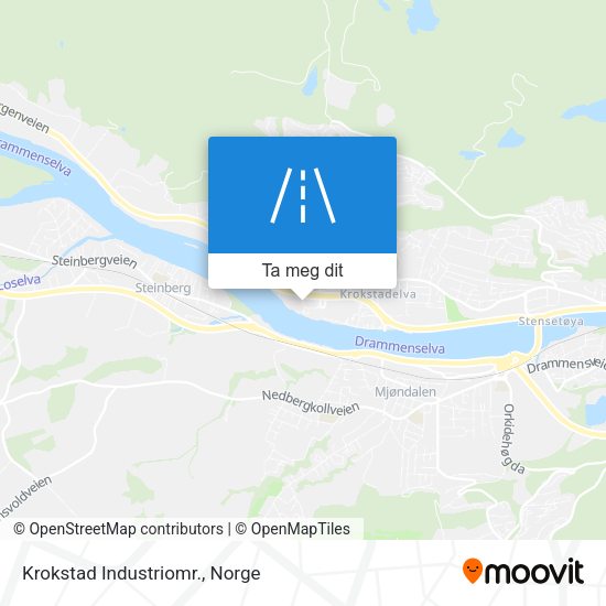 Krokstad Industriomr. kart