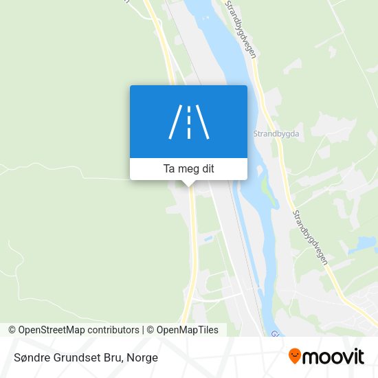 Søndre Grundset Bru kart