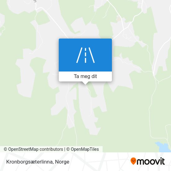 Kronborgsæterlinna kart