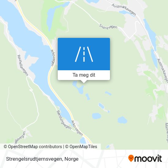 Strengelsrudtjernsvegen kart