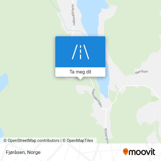 Fjøråsen kart