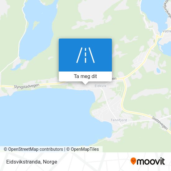 Eidsvikstranda kart