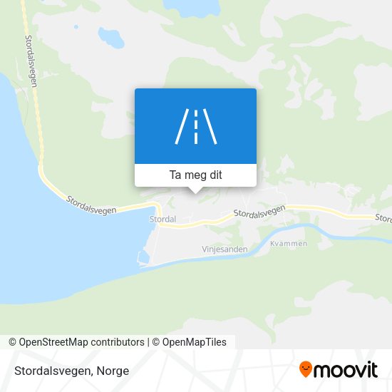 Stordalsvegen kart