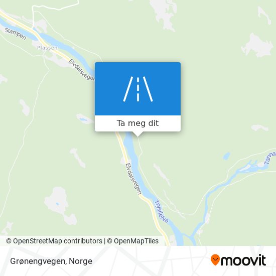 Grønengvegen kart