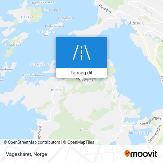 Vågeskaret kart