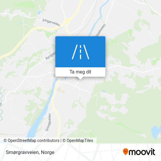 Smørgravveien kart
