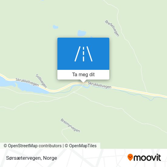 Sørsætervegen kart