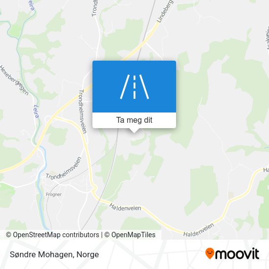 Søndre Mohagen kart