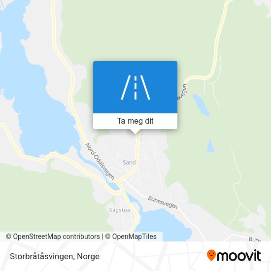 Storbråtåsvingen kart
