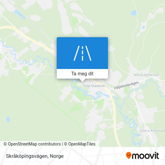 Skråköpingsvägen kart