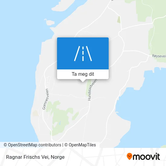 Ragnar Frischs Vei kart