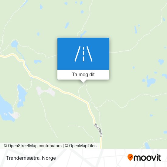 Trandemsætra kart