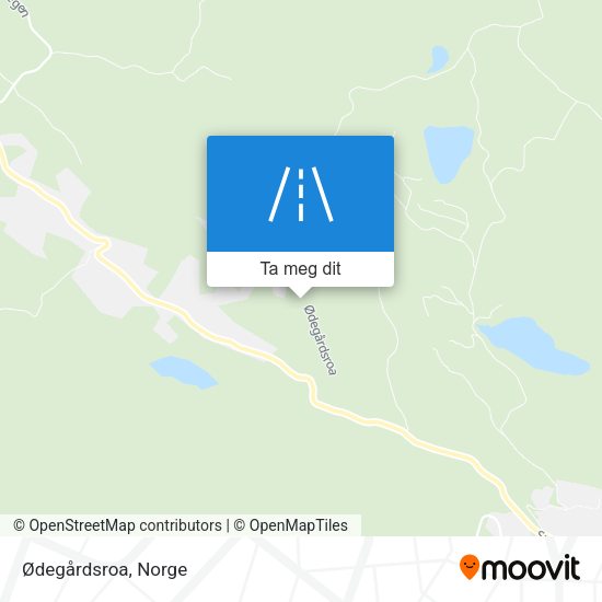 Ødegårdsroa kart