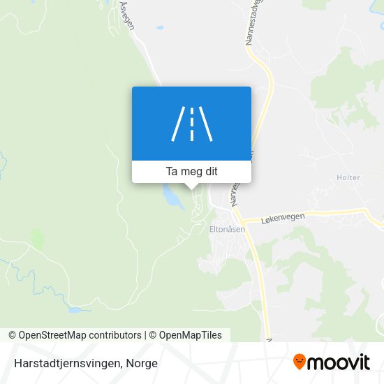 Harstadtjernsvingen kart