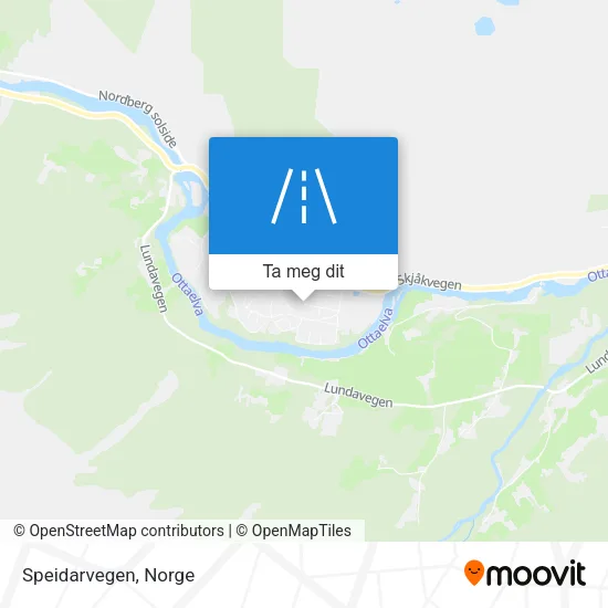 Speidarvegen kart
