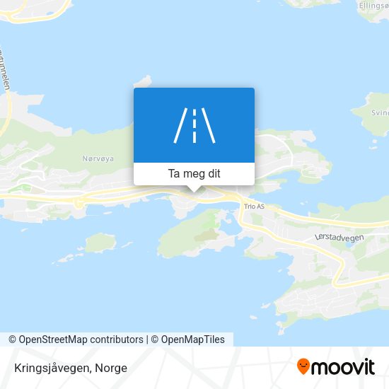 Kringsjåvegen kart