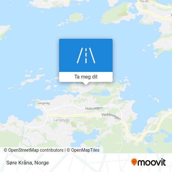 Søre Kråna kart