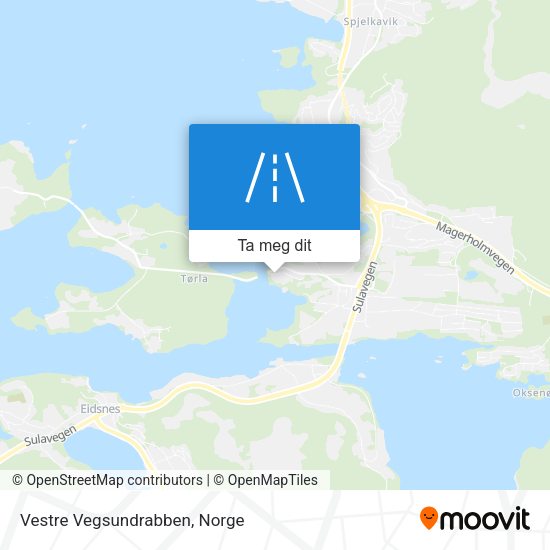 Vestre Vegsundrabben kart