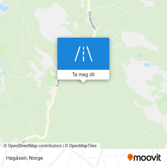 Høgåsen kart
