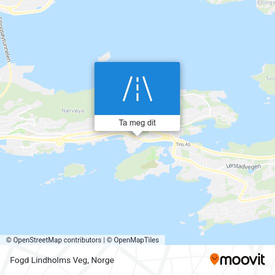 Fogd Lindholms Veg kart