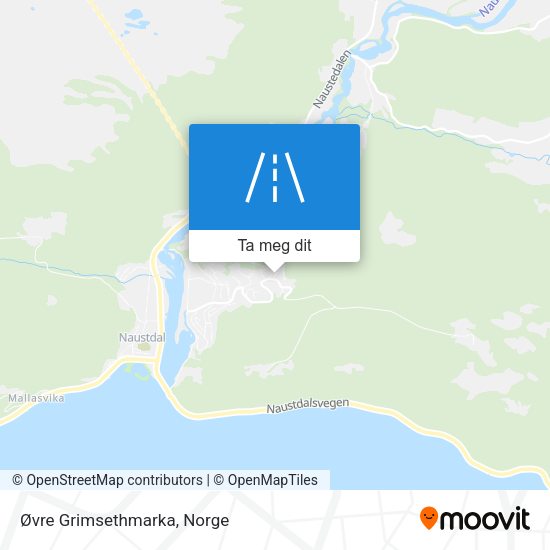 Øvre Grimsethmarka kart