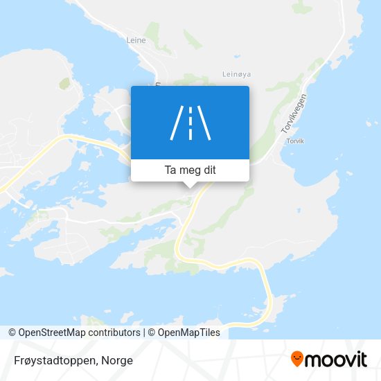 Frøystadtoppen kart